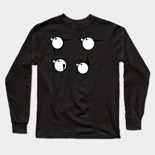 Long Nose Bat Stickers Long Sleeve T-Shirt